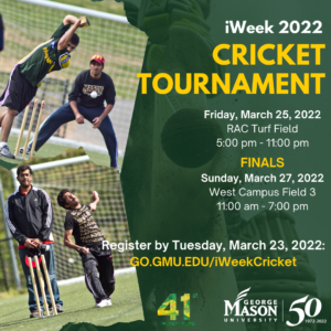 Iweek 2022 cricket tournament on 27th march from 11am to 7pm.