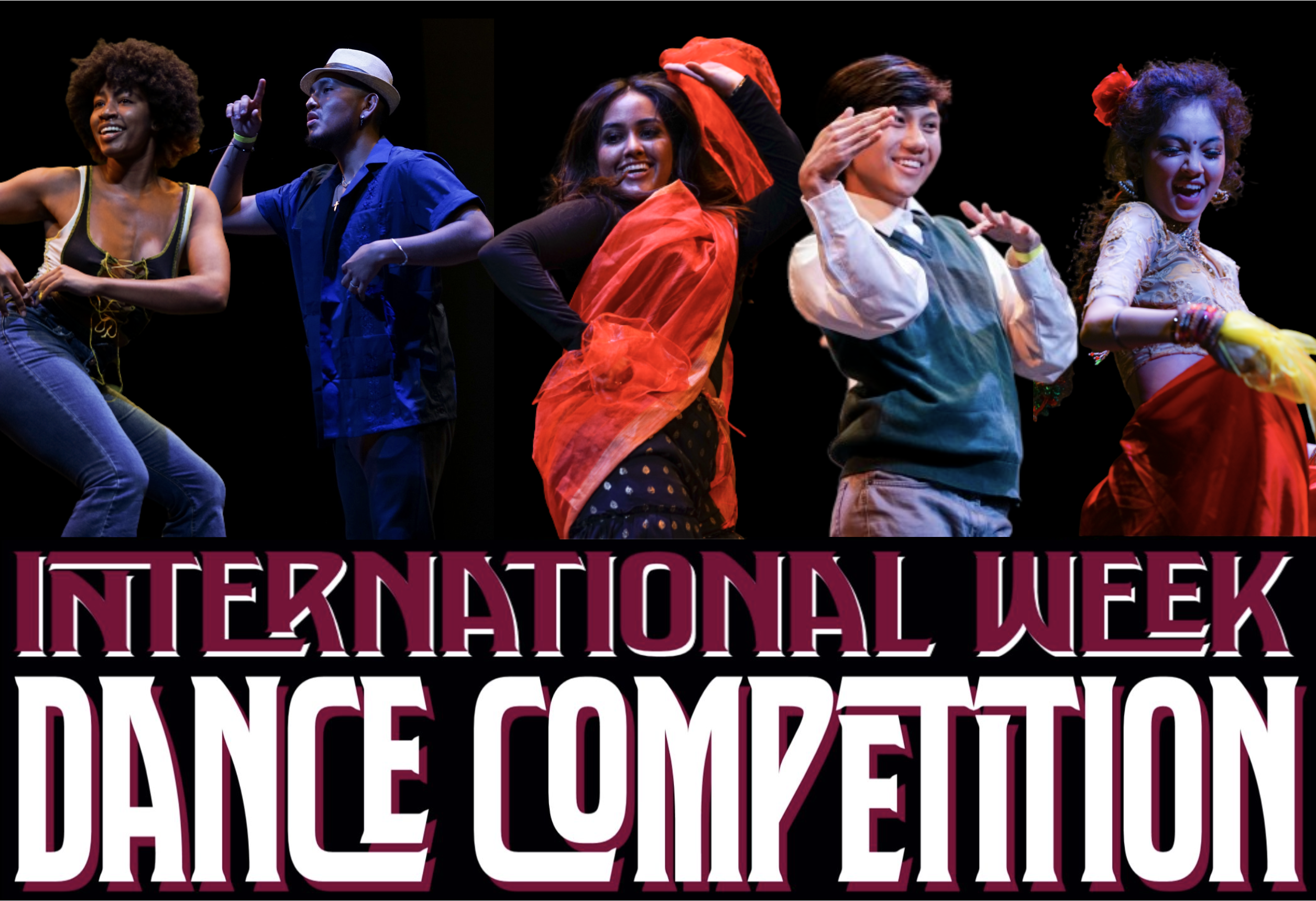 International week dance competition poster.